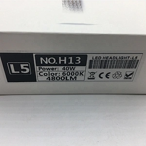 LED driving lighting bulb H13 4800lms 6-48V DC 6000K 4300K