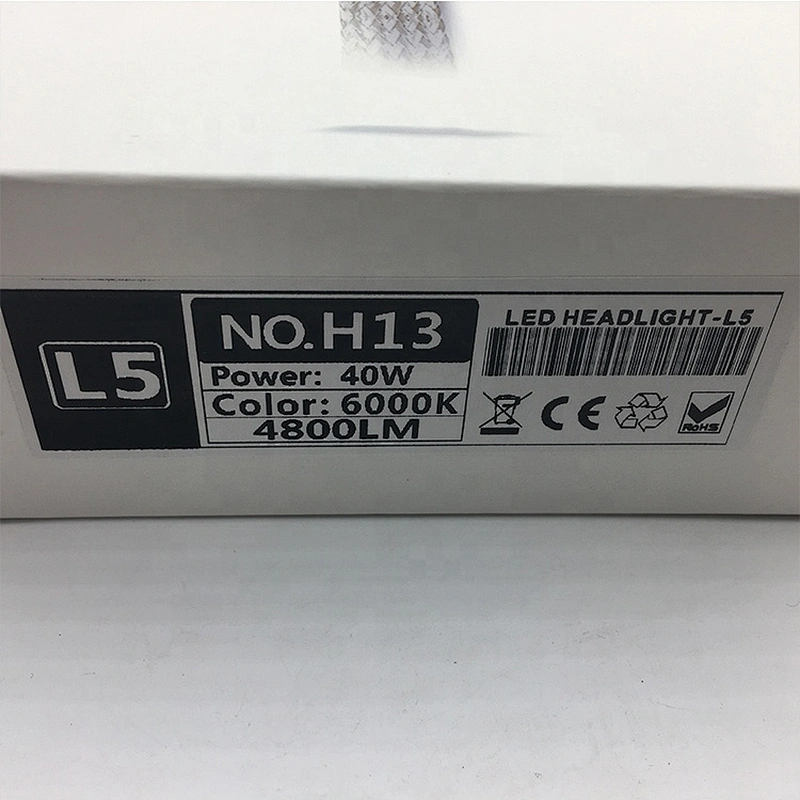 LED driving lighting bulb H13 4800lms 6-48V DC 6000K 4300K