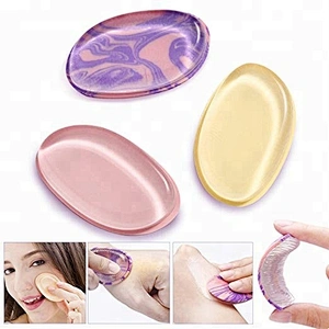 Face egg foundation beauty sponge cosmetic makeup silicone sponge cheap non-latex powder shaped blending konjac puff