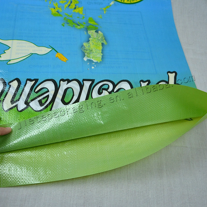 Made in china printed plastic rice packaging bag for packing paddy flour corn sugar