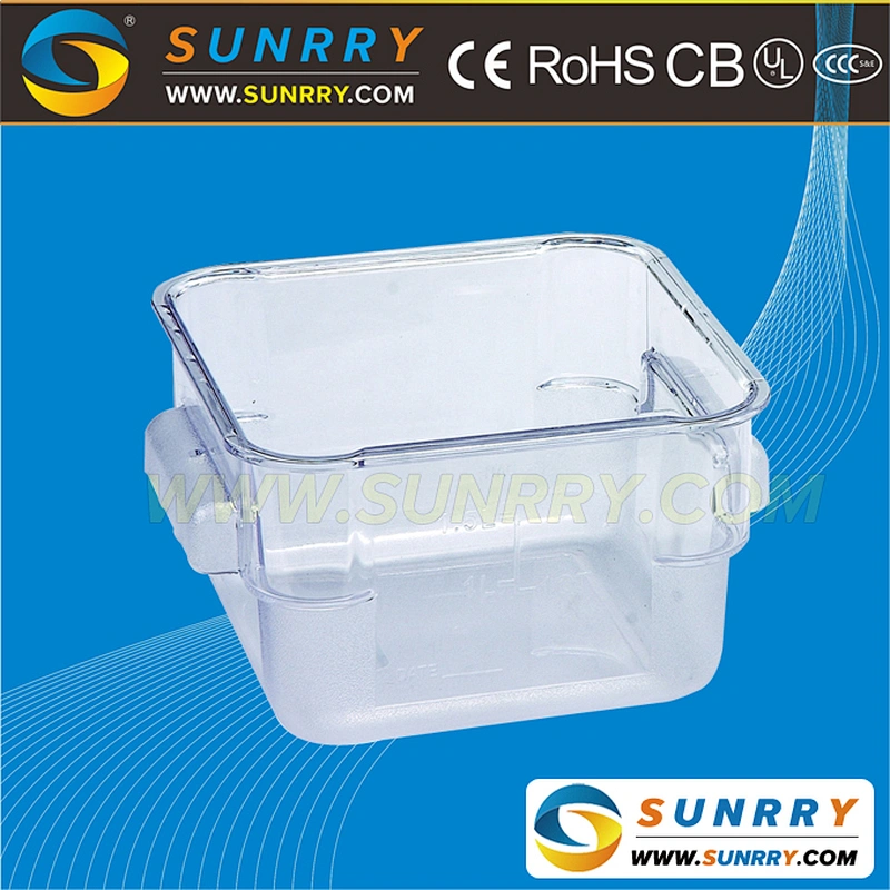 PC Square Storage Container food storage container glass vacuum food storage container for NSF approved (SY-SC11A SUNRRY)