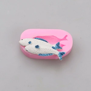 S9168 Marine theme food grade fondant molds,3D Silicone Fondant Mold Cake Decoration Tool Food Grad decoration candy mold