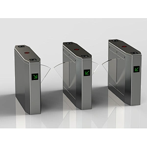 Retractable High Speed Wing Glass Turnstile Entrance  system