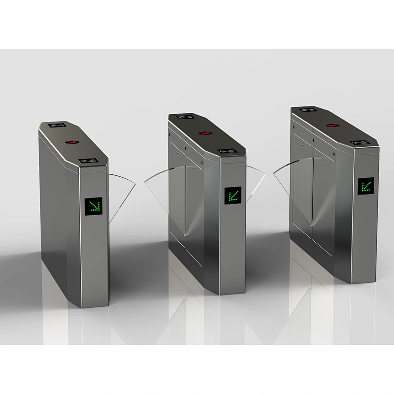 Retractable High Speed Wing Glass Turnstile Entrance  system
