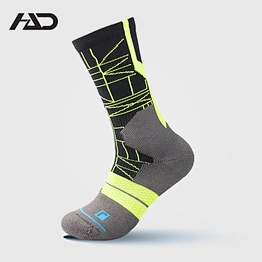 men's free terry mesh basketball socks