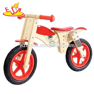 Wholesale popular fashion wooden balance bicycle for children with best price W16C022
