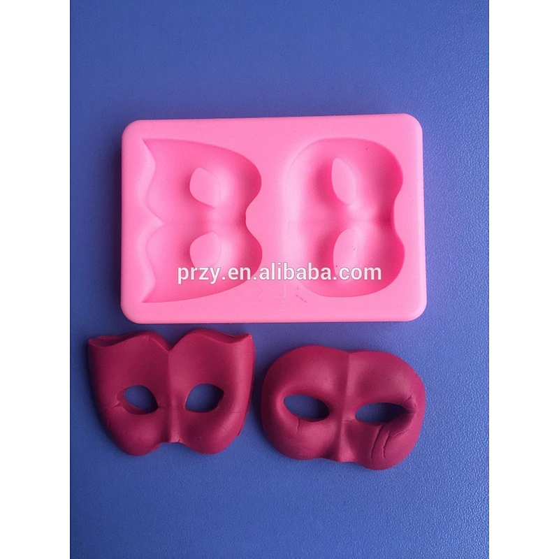 Mask shape silicone mold embossing die sugar arts mold DIY cake decorating bakeware