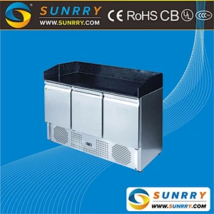 Combined Working Salad Table Marble Pre Table Top Pizza Bar (SY-RST1365MU SUNRRY)