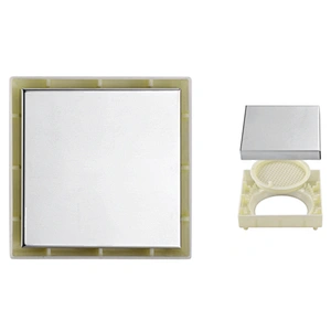 Stainless Steel Shower Drain Square Tile Insert Concealed Floor Drain