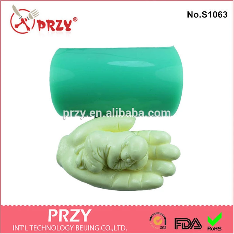 Silicone Sleeping Buddha 3D mold soap mold
