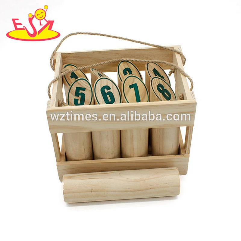 New design yard games wooden Finnish tossing game for throwing W01A305