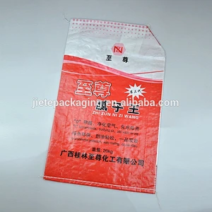 popular style pp woven putty powder packing bag 20kg with printing