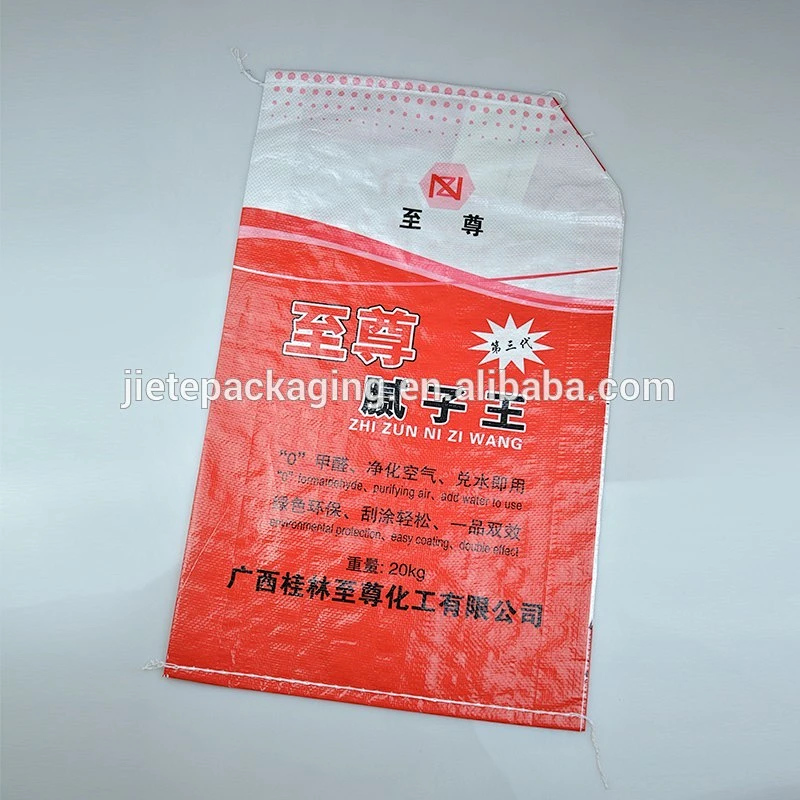 popular style pp woven putty powder packing bag 20kg with printing