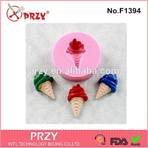 F1394 ice cream shape silicone cake mold soup mold silicone ice cream fondant mold