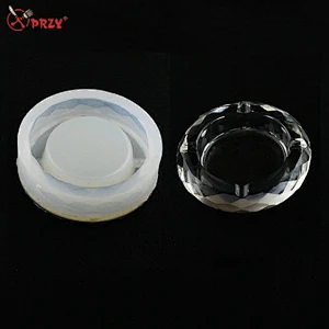 Crystal Ashtray mould Epoxy mold Office Ashtrays decorations Mold handmade ashtray silicone molds
