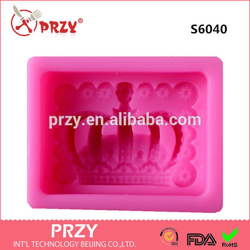 DIY crown silicone soap mold decorative soap mold