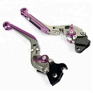 Motorcycle Hypermotard 1100 CNC Billet Adjustable Folding and Extendable Aluminum Brake CLutch Lever