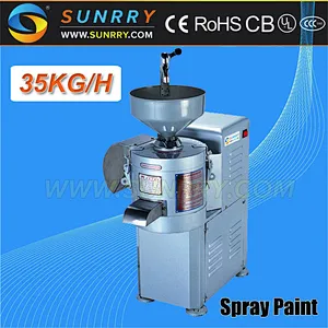 Grain grinder 750W wet grain grinders productivity 35kg/h grain grinder for sale material spray paint (SY-SG35A SUNRRY)