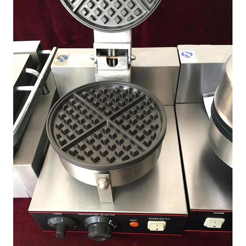 Electric round shape hong kong waffle maker with double heads egg waffle machine (SUNRRY SY-WM25B)