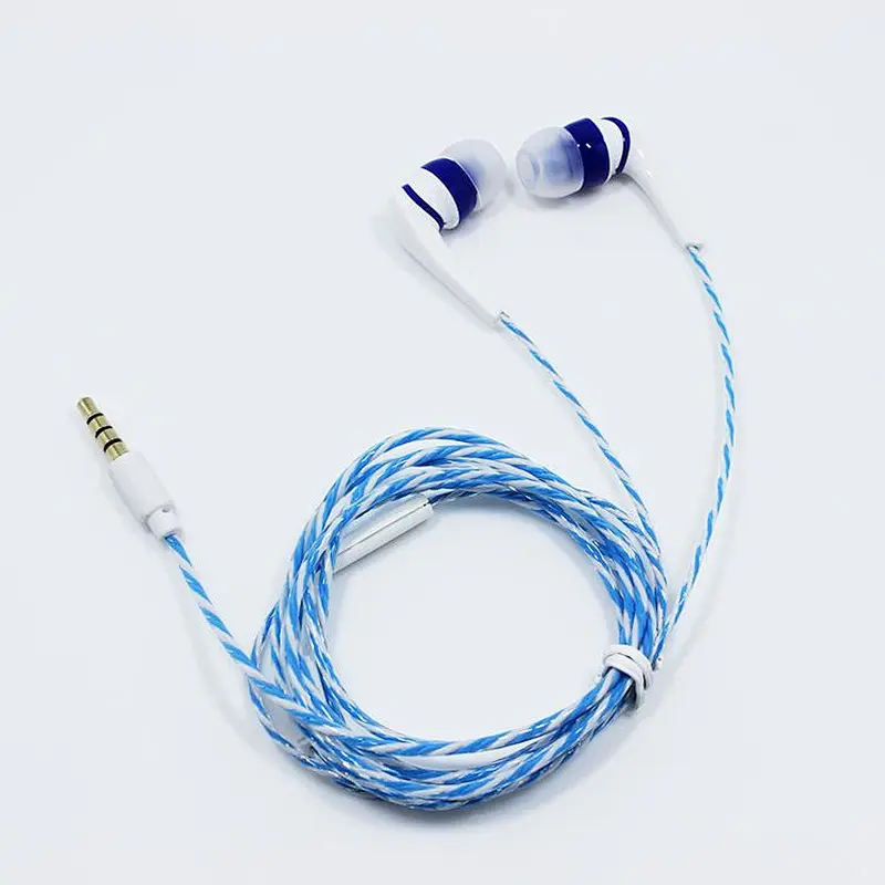 Perfect fashion design silicone cover music wired in ear earphones