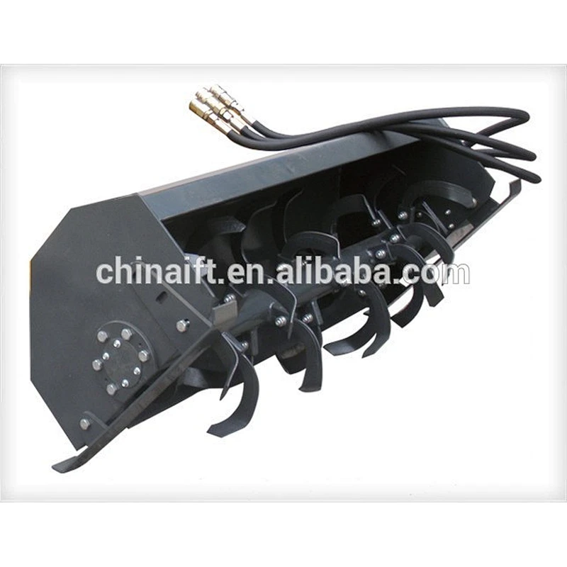 Chinese 23hp mini skid steer loader with tiller