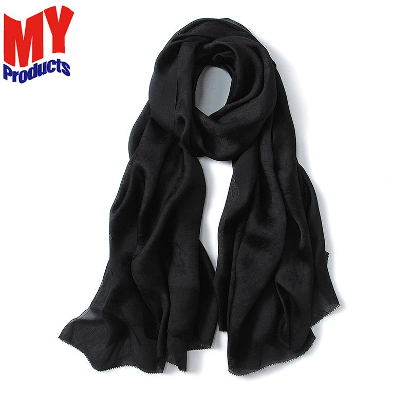 Fox tail scarf mens printed scarf crinkle hijab