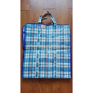 Economical custom design china recyclable pp woven zipper bag