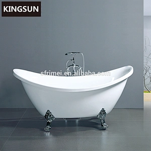 Round Freestanding Glossy White Japanese Soaking Tub
