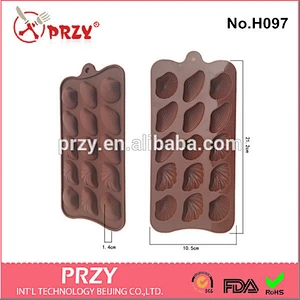 H097 PRZY 2015 new ocean shell shaped chocolate mold