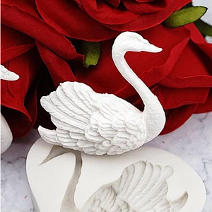 Swan silicone cake fondant mold Cupcake Decorating