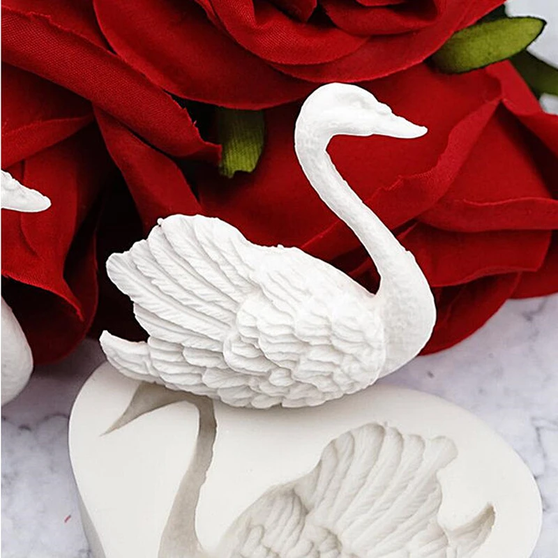 Swan silicone cake fondant mold Cupcake Decorating
