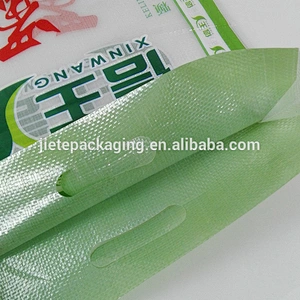 2018 China Hot Sale pp woven rice grain bag size 10kg