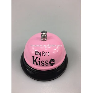 Excellent quality best-selling colorfull logo-making desktop call bell, table bell,dinner bell