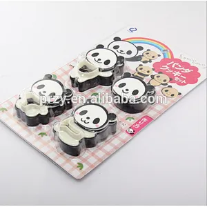 T107 PRZY panda shape cake decorating tools , panda shape cookie cutter set
