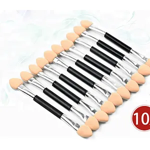 Double ended applicator make up brush eyeshadow sponge brush