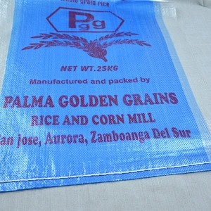 Customized wholesale rice and corn mill transparent pp woven bag