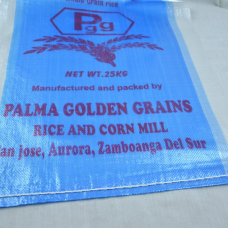 Customized wholesale rice and corn mill transparent pp woven bag