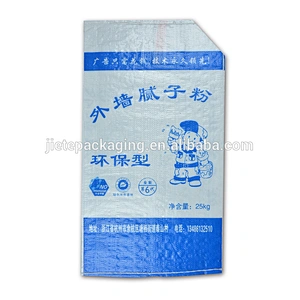 Valve port pp woven cement bag weight 25kg