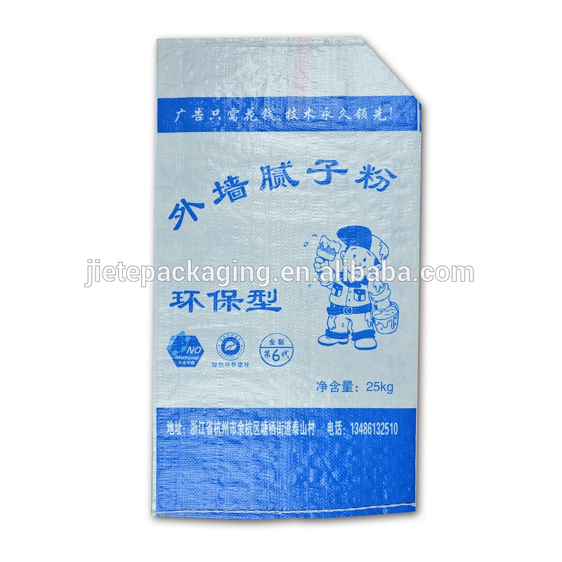 Valve port pp woven cement bag weight 25kg
