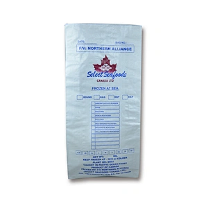 Moisture proof polypropylene pp woven feed packing bag for fish