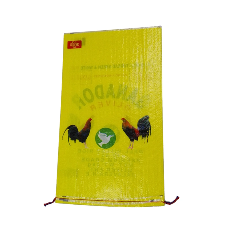 Factory supply customized plastic pp woven rice packaging bag 5kg 10kg 25kg