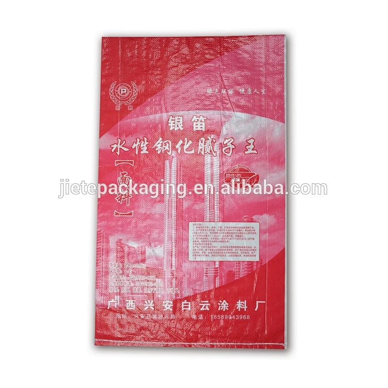 China valve spouts, open top mortar packing machine self-sealing laminated pp woven empty cement sack bag manufacturers