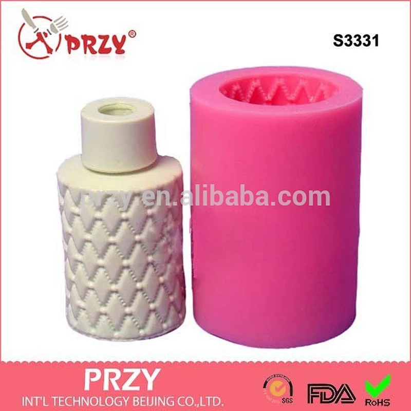 Vase shape Silicone Molds for Soap vase candle mold