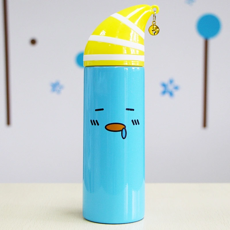 Wholesale Price Water Bottle Cute Sleeping Hat 304 Stainless Steel Vacuum Flask Customized Logo Vacuum cup for Children