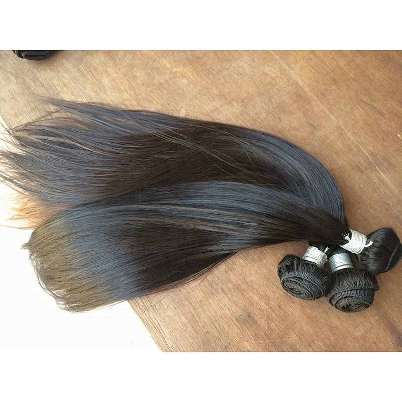 100% Indian Hair Natural Color 10-36 inches is available