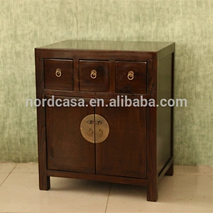 solid wood reclaimed elm wood antique vintage cabinet furniture