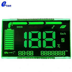 custom digit segment odometer VA transparent LCD modules