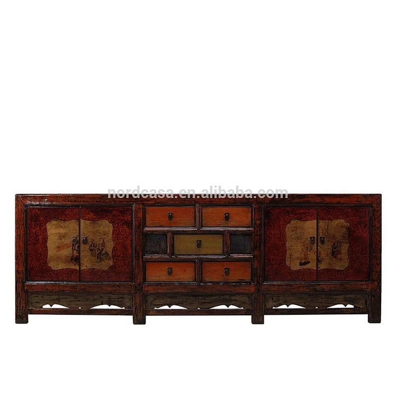 Chinese hand painted Cabinet