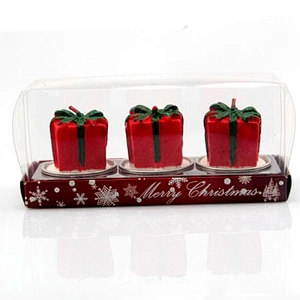 China Suppliers in Stock Promotional Christmas Candle Hotel Canteen Home Party Christmas Crafts Creative Christmas Ornament