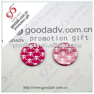 Wholesale beautiful pocket round mirror tin mini mirror gifts